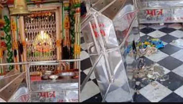 उज्जैनः जीवाजी गंज के प्राचीन गढ़कालिका मंदिर में चोरी