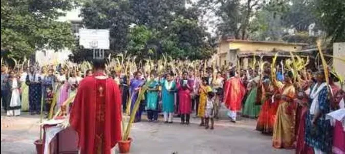 मिजोरम: धूमधाम से मनाया गया 'पाम संडे' उत्सव, निकाली शोभा यात्रा