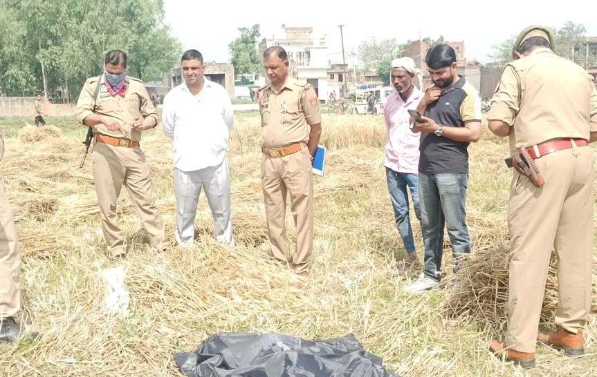 बरेली: खेत में गेंहू काट रहे किसानों ने देखा नर कंकाल, मचा हड़कंप