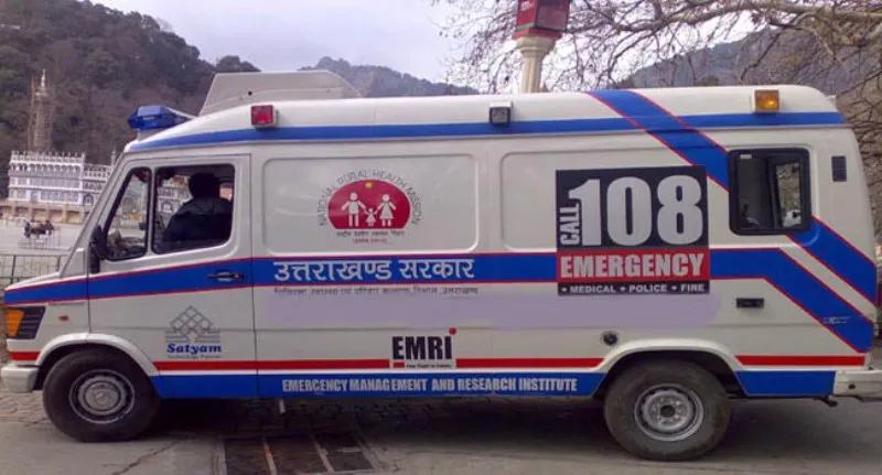 गरमपानी: तीन माह से सीएचसी में तैनात 108 वाहन नदारद, लोगों का चढ़ने लगा पारा