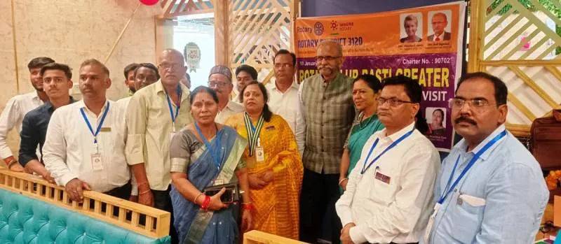 बस्ती : रोटरी गर्वनर ने दिया पर्यावरण के साथ तालाबों के सौन्दर्यीकरण का सुझाव