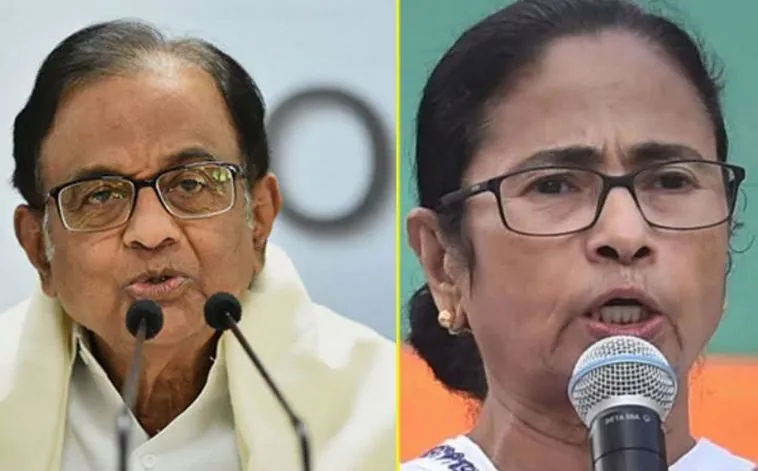 पी. चिदंबरम ने कियकांग्रेस को समर्थन के संबंध में ममता बनर्जी के बयान का स्वागत, दिया बातचीत पर जोर  