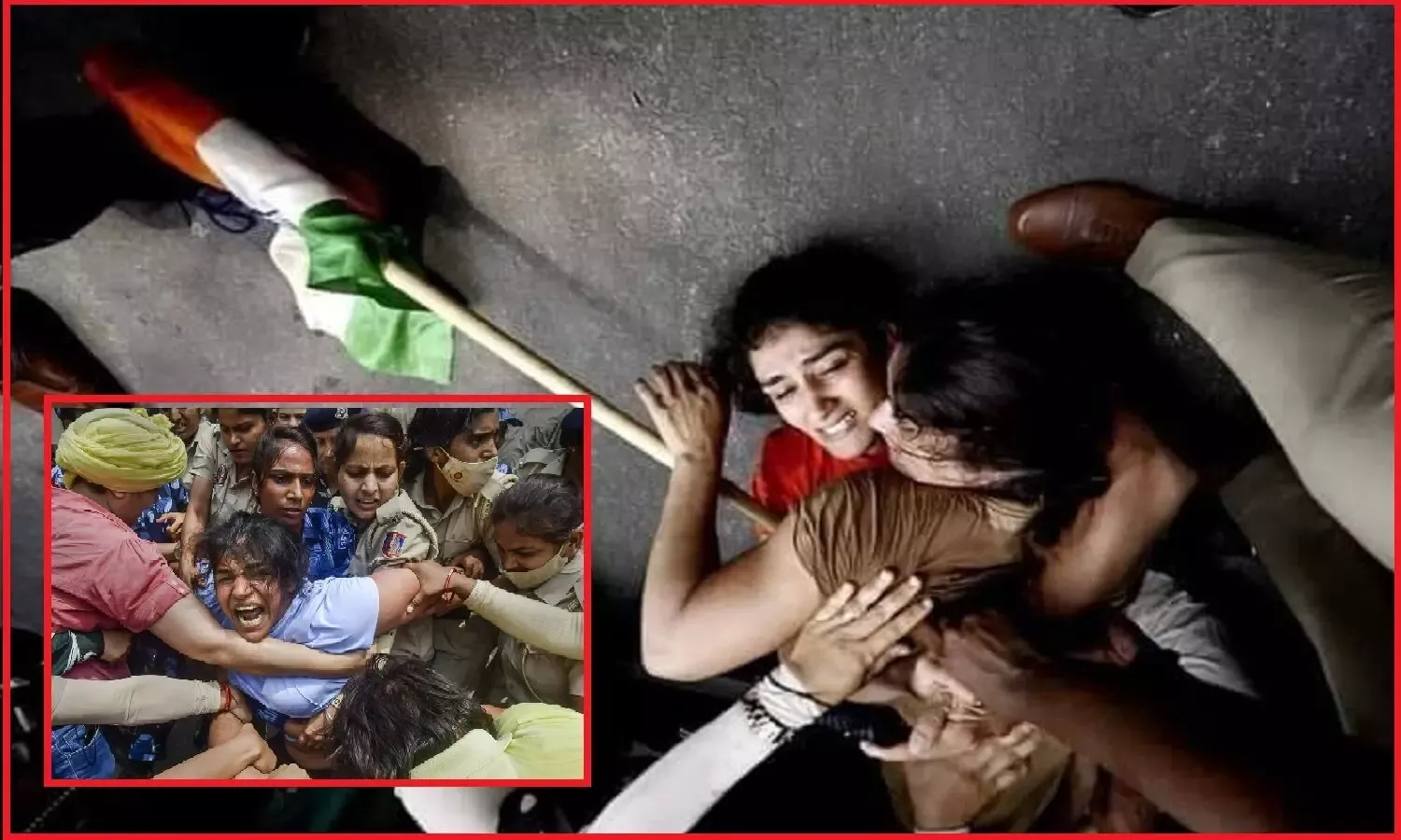 रामनगर: दिल्ली में महिला पहलवानों के आंदोलन पर बर्बरता की निंदा 