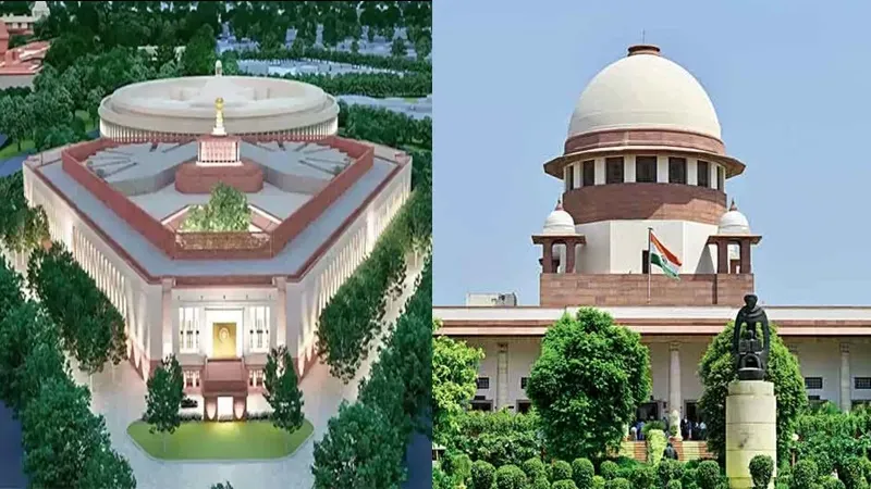नए संसद भवन सहित सेंट्रल विस्टा परियोजना को चुनौती देते हुए अदालत में कई मामले किये गए थे दायर 