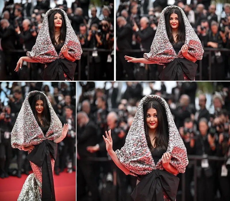 Cannes 2023 : रेड लिपस्टिक, सिल्वर हुडी गाउन पहनकर ऐश्वर्या राय ने रेड कार्पेट पर बिखेरी चमक, तस्वीरें देख दिल थाम लेंगे आप 