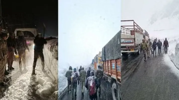 हिमाचल प्रदेश: बर्फबारी से मनाली-लेह और दारचा-शिंकुला दर्रा बंद