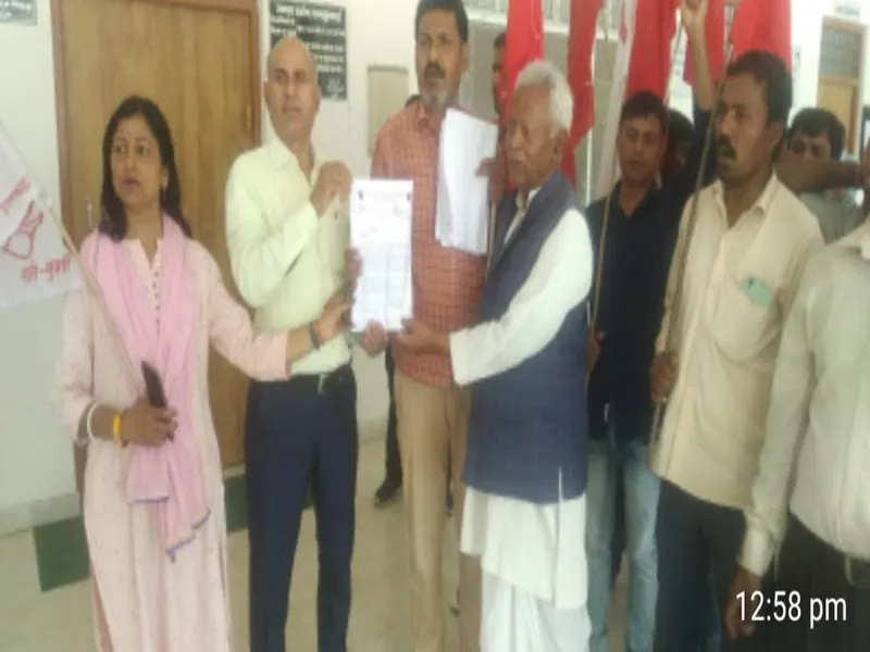 बस्ती: महिला पहलवानों के समर्थन में कई संगठनों मनाया विरोध दिवस