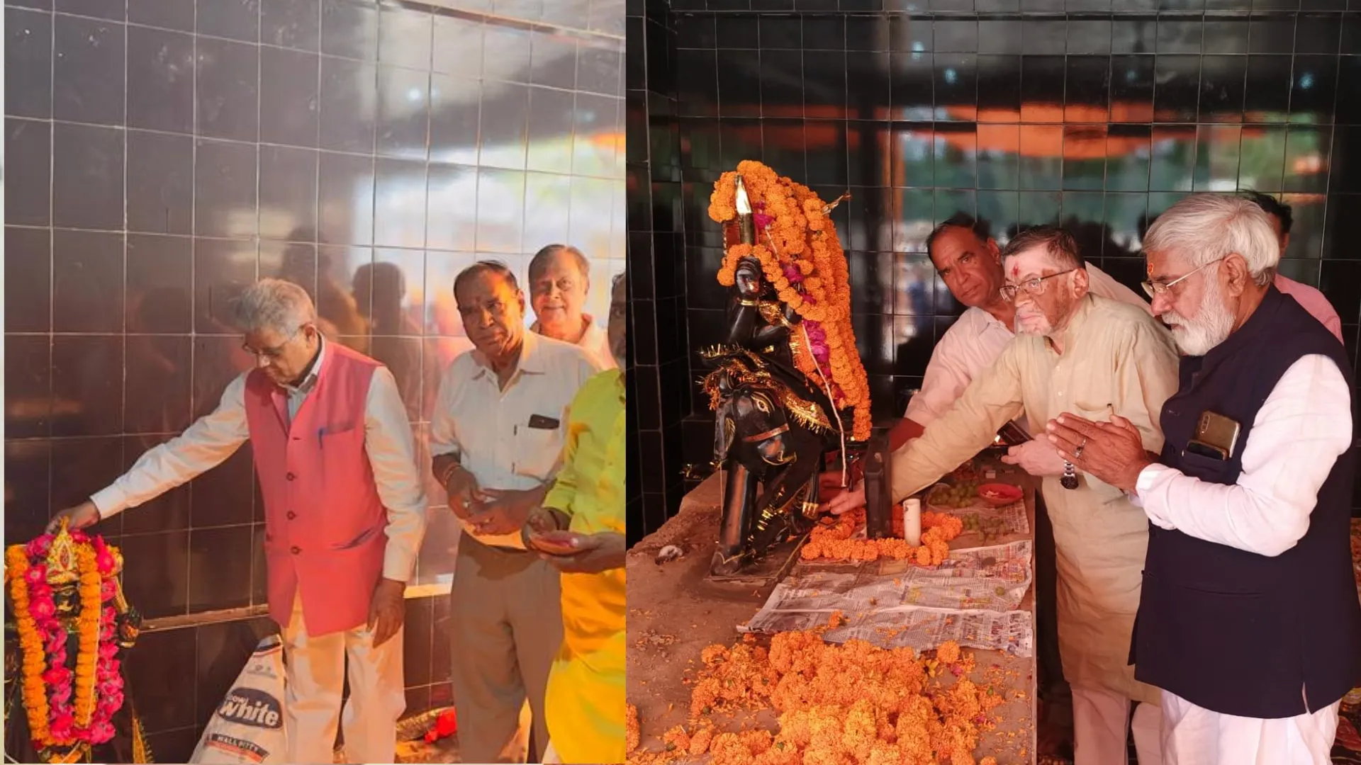 बरेली: हरिहर मंदिर प्रांगण में की गई शनि देव की मूर्ति की प्राण प्रतिष्ठा, वन मंत्री और सांसद संतोष गंगवार रहे मौजूद