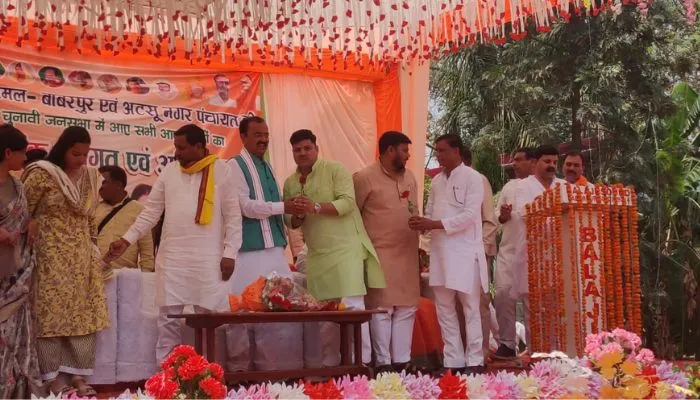 Deputy CM In Auraiya : केशव प्रसाद मौर्य विपक्ष पर गरजे, बोले- ट्रिपल इंजन की सरकार बनने के बाद ही होगा विकास