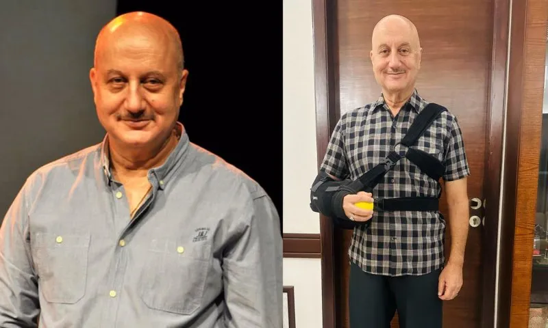 अनुपम खेर फिल्म की शूटिंग के दौरान घायल, हुआ हेयरलाइन फ्रैक्चर