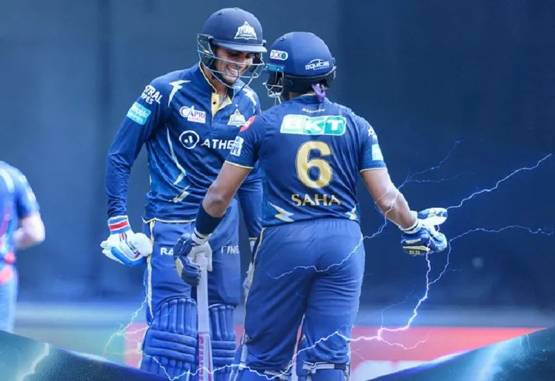 IPL 2023 : शुभमन गिल-रिद्धिमान साहा के आगे बेबस दिखे LSG के गेंदबाज, GT ने दो विकेट पर बनाए  227 रन