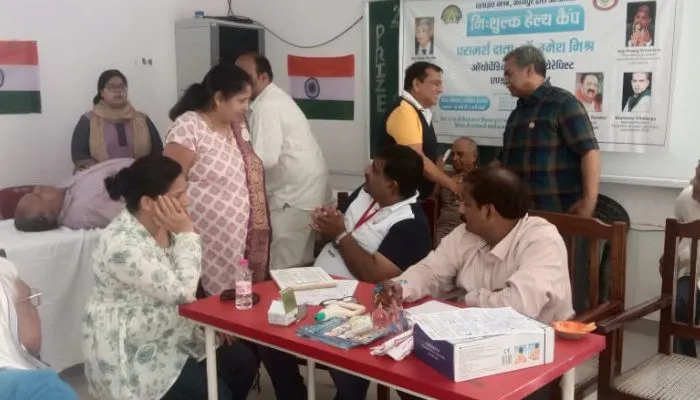 कानपुर में एलाइंस क्लब इंटरनेशनल व फेडरेशन ऑफ इंडियन जर्नलिस्ट्स एंड एक्टिविस्ट्स के संयुक्त में कैंप का आयोजन