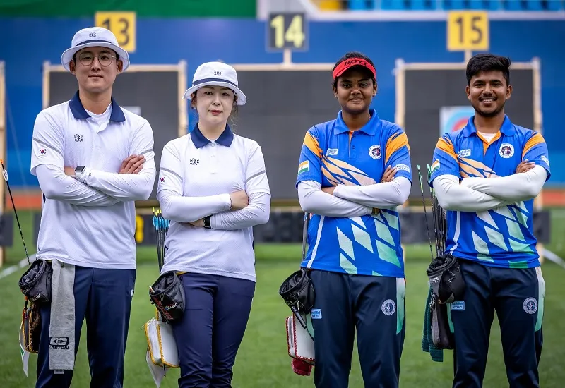 Archery World Cup : कंपाउंड तीरंदाज Ojas Deotale -Jyothi Surekha ने पदक किया पक्का, फाइनल में मुकाबला कोरिया से 