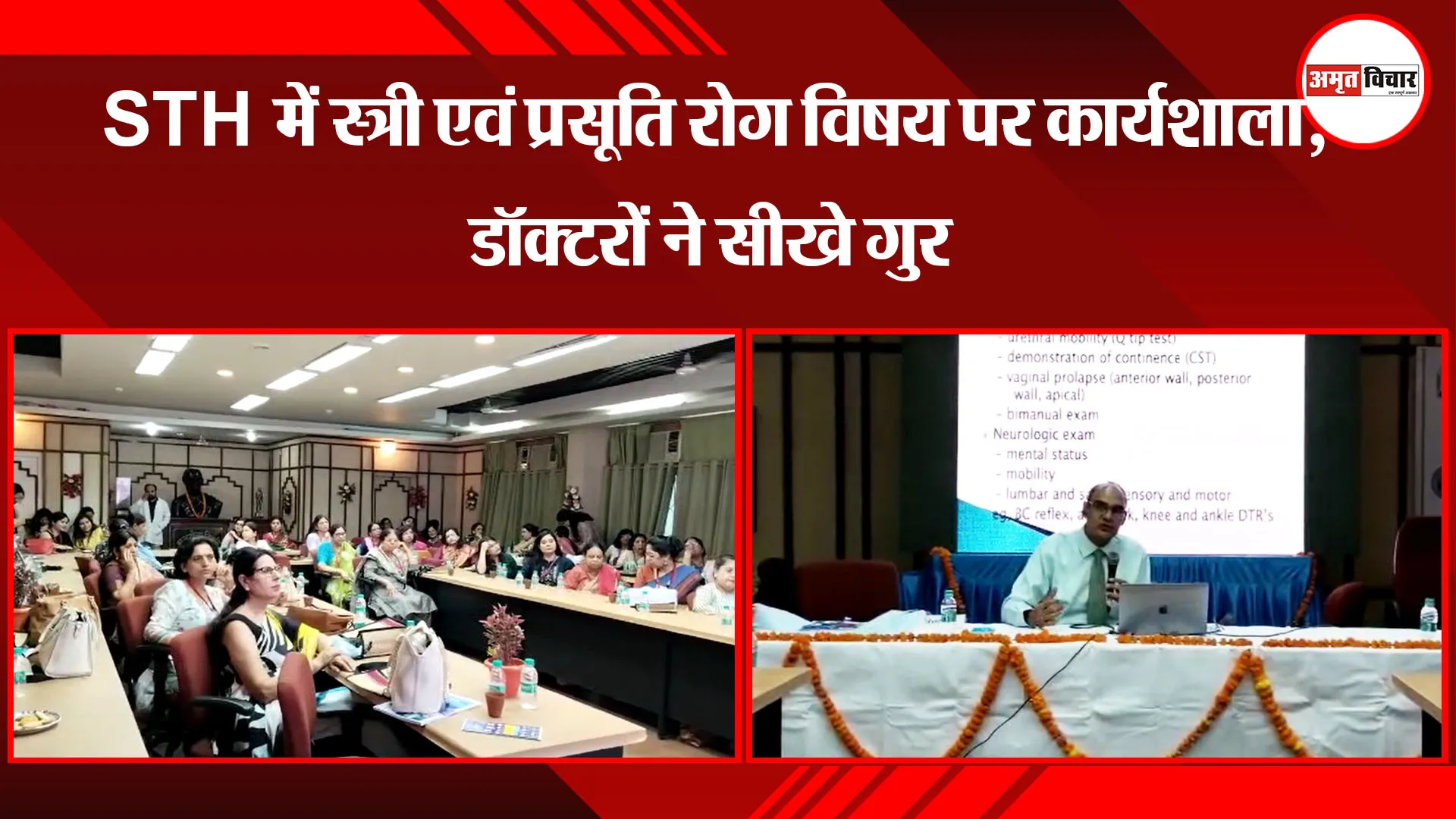 हल्द्वानी:  STH में स्त्री एवं प्रसूति रोग विषय पर कार्यशाला, डॉक्टरों ने सीखे गुर