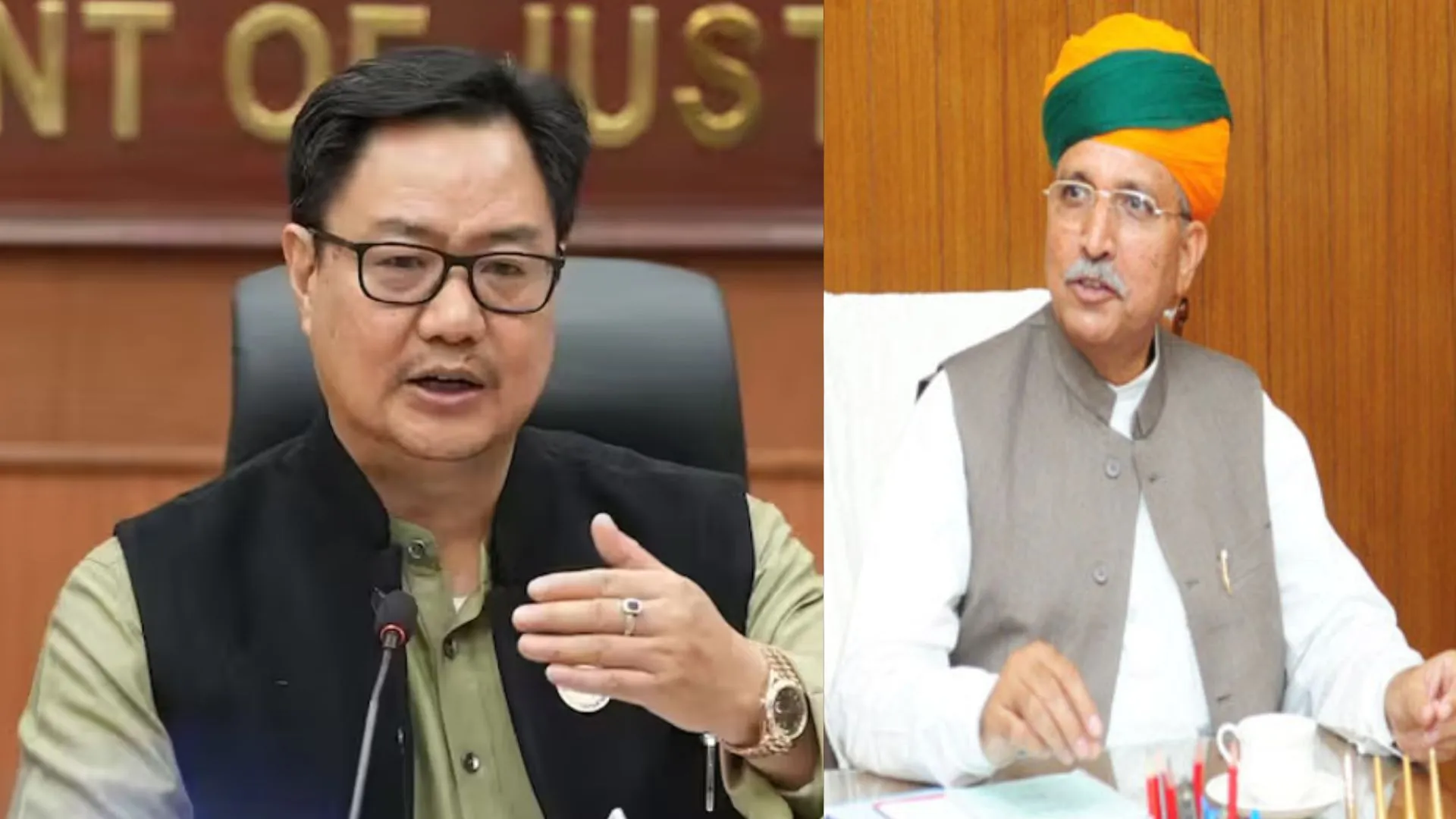 किरेन रिजिजू को कानून मंत्रालय से हटाया गया, मेघवाल बने विभाग के नए मंत्री