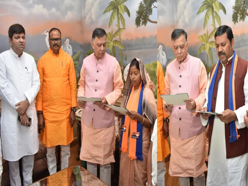 लखनऊ: स्पीकर सतीश महाना ने नवनिर्वाचित विधानसभा सदस्यों को दिलाई शपथ 