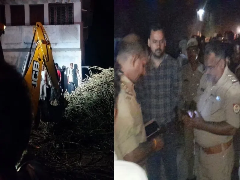 सीतापुर: गन्ने से लदा ट्रक पलटने से दबी किशोरियां, तीन घायल और एक की मौत