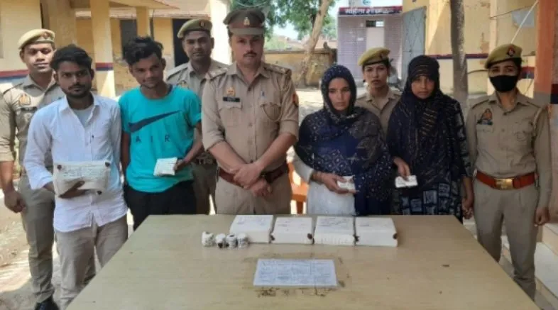 बरेली: दो महिला तस्करों समेत चार गिरफ्तार, तीन किलो अफीम बरामद
