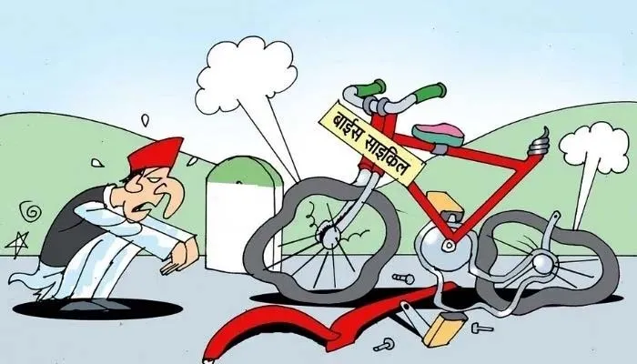 पीलीभीत: हर सीट पर साइकिल पंचर...हाथी-पंजे ने बचाई लाज 