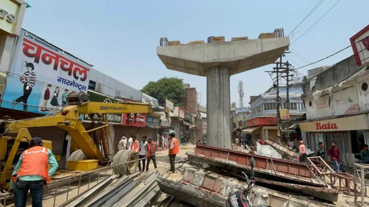 बरेली: कुतुबखाना फ्लाईओवर के निर्माण के लिए दिन-रात दो शिफ्टों में होगा काम