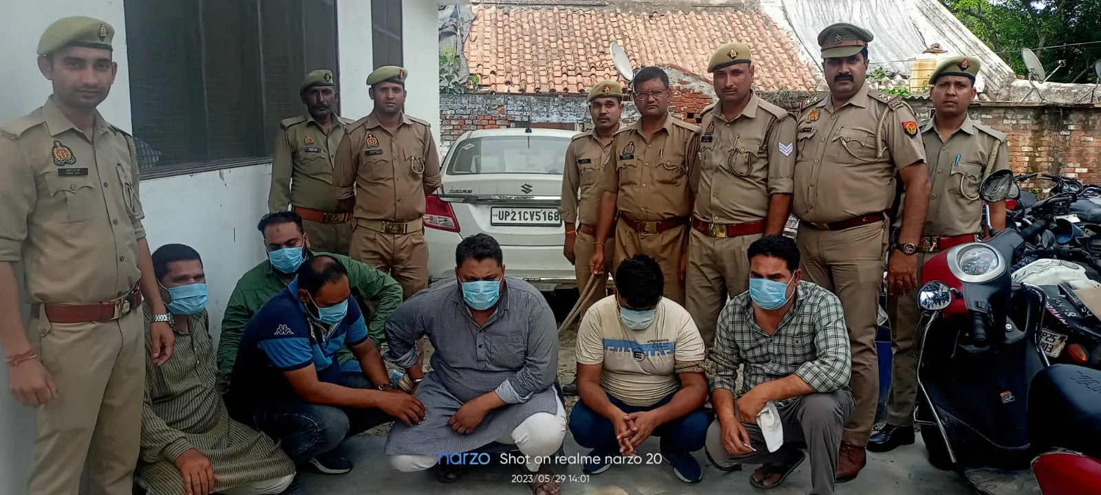 बरेली: अंतरराज्यीय वाहन चोर गैंग का पर्दाफाश, आधा दर्जन आरोपी गिरफ्तार