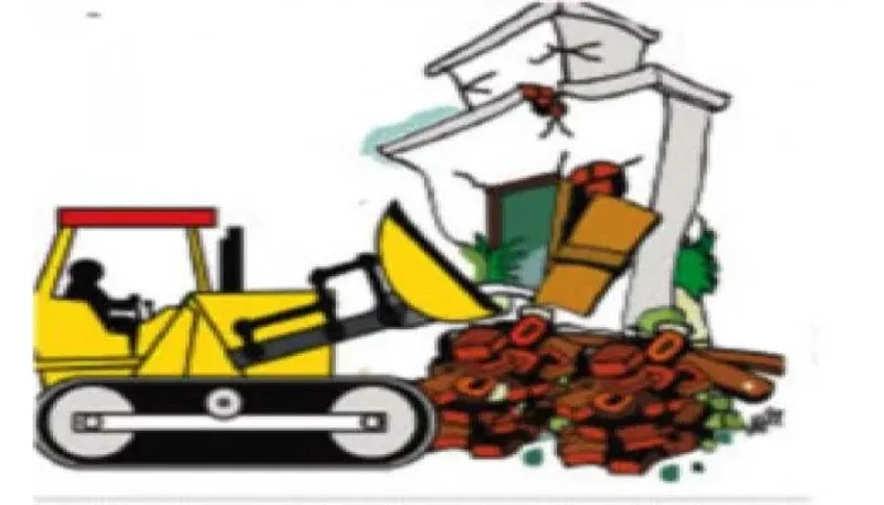 नैनीताल में अतिक्रमण पर गरजी जेसीबी, आधे निर्माण ध्वस्त 