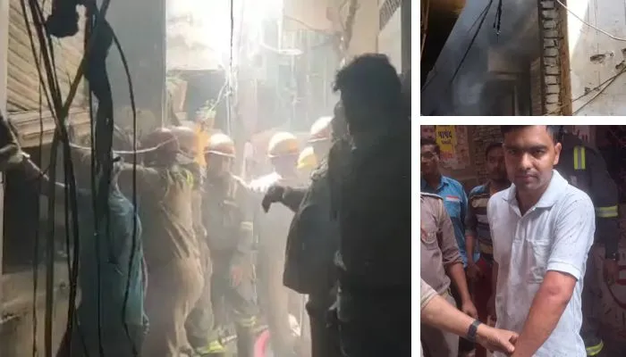 Kanpur Fire: चार मंजिला मकान के ग्राउंड फ्लोर पर कपड़ा दुकान में लगी आग, चार लोग फंसे, फायर कर्मियों ने ऐसे निकाला