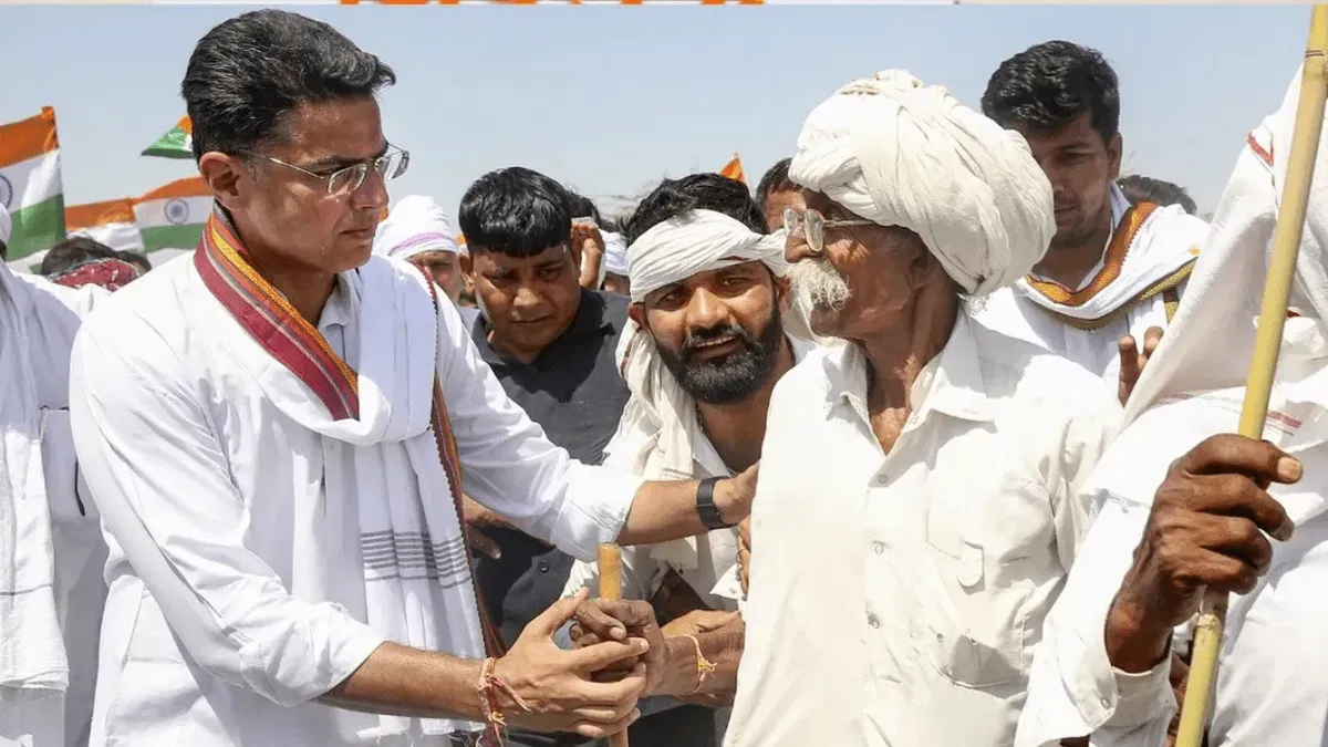 सचिन पायलट की जनसंघर्ष पदयात्रा का सोमवार को होगा समापन