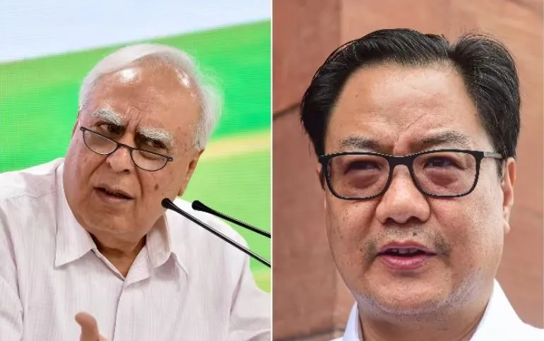 कानून मंत्रालय से किरेन रीजीजू को हटाए जाने पर विपक्षी दलों का कटाक्ष: ‘नाकाम कानून मंत्री’