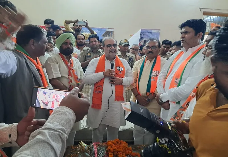 रामपुर : ‍BJP सरकरा में किसी भी व्यक्ति को जाति-मजहब या धर्म के आधार पर सताया नहीं गया - भूपेंद्र चौधरी