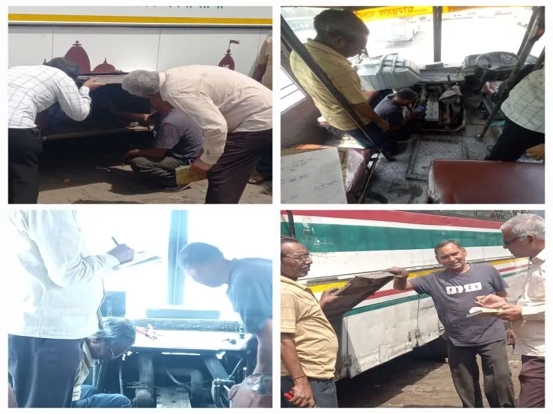 लखनऊ : रोडवेज कर्मचारियों को दिये गये आग से बचाव की ट्रेनिंग 