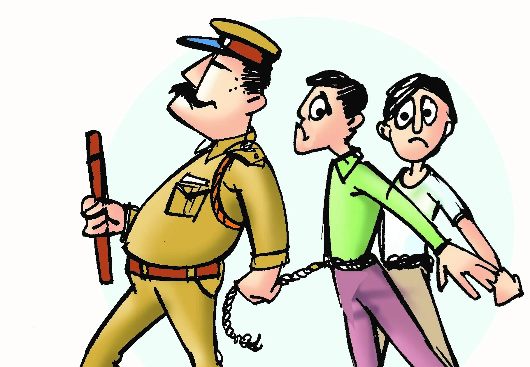 जसपुर पुलिस ने दो तस्कर व एक वारंटी दबोचा