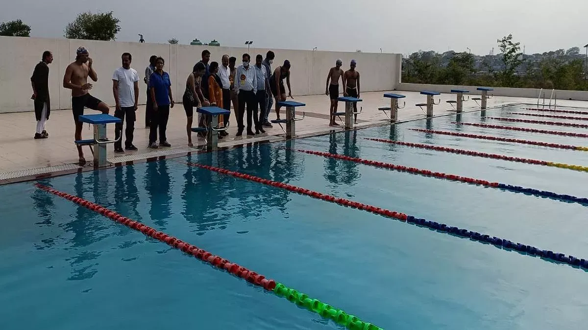 हल्द्वानी: उत्तराखंड स्टेट सीनियर तैराकी ट्रायल में 40 तैराकों ने लिया भाग