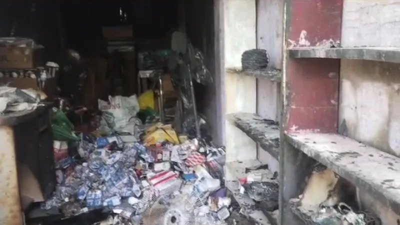 रायबरेली : इलेक्ट्रॉनिक शॉप में लगी आग, लाखों का सामान जलकर खाक