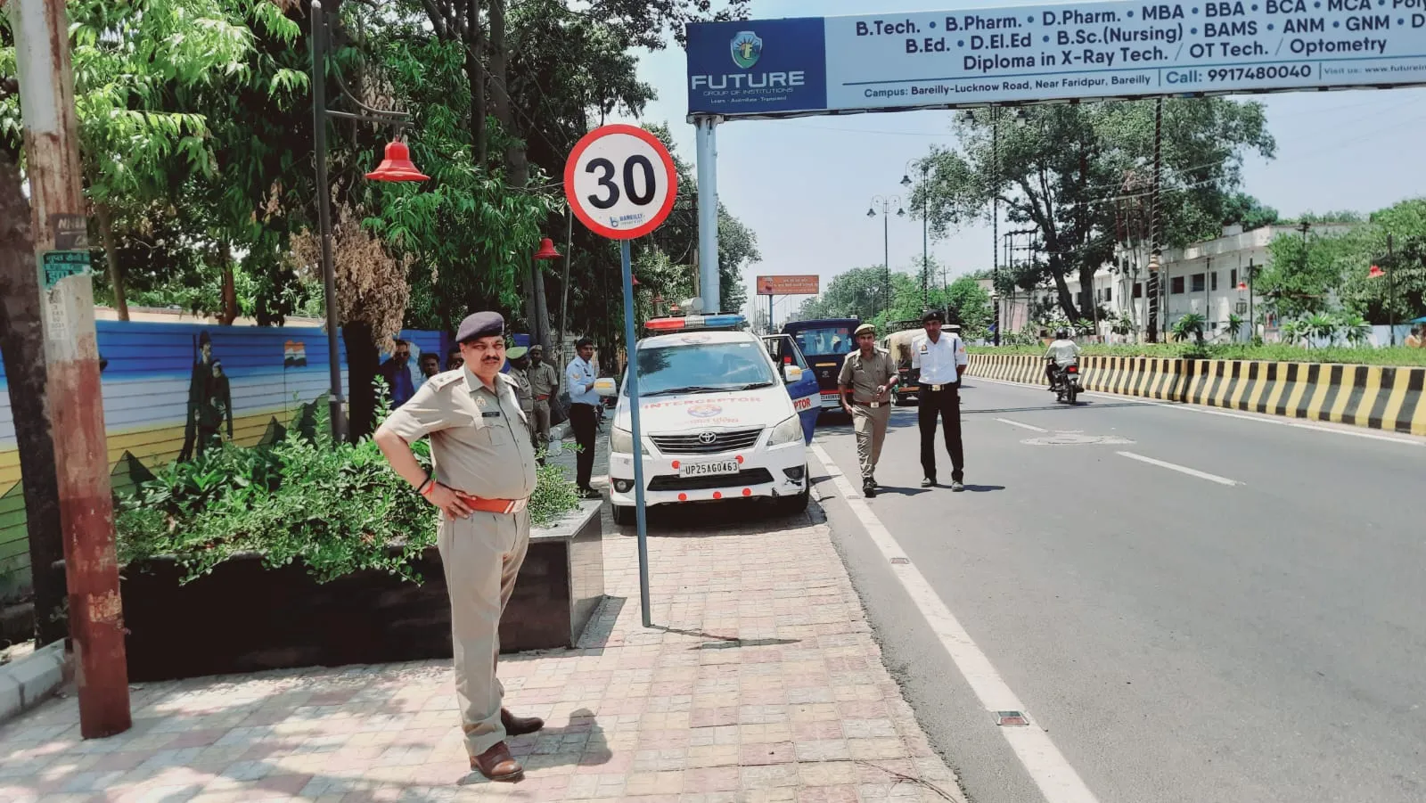 बरेली: शहर में 80 की स्पीड से दौड़ी कार, 814 वाहनों के चालान