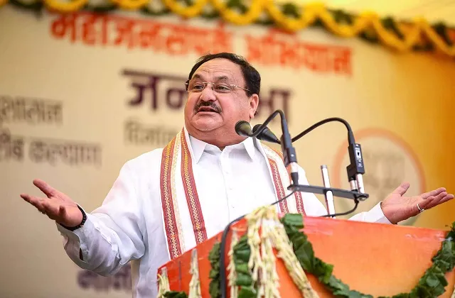 मोदी ने नौ साल में देश की किस्मत बदल दी : जेपी नड्डा