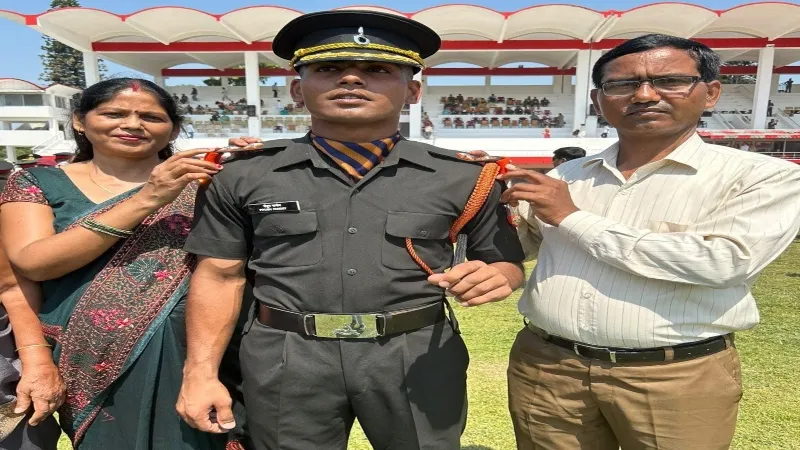 हरदोई के पीयूष बने सेना में लेफ्टिनेंट, किया गया नागरिक अभिनन्दन  