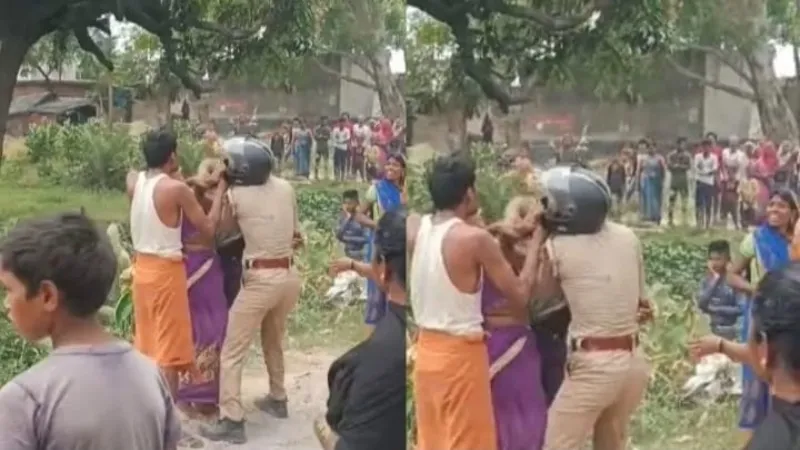 संतकबीरनगर : विवाद शांत कराने पहुंचे पुलिस कर्मियों पर भीड़ ने बोला हमला, दो सिपाही घायल