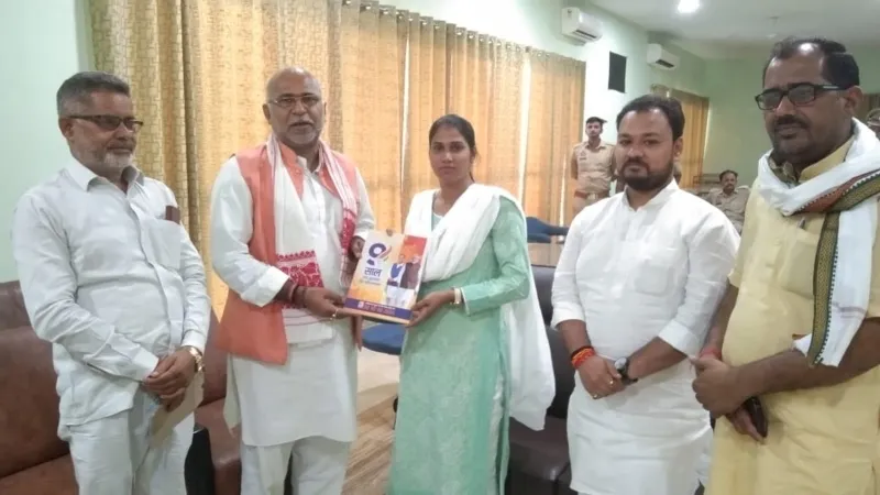 संपर्क से समर्थन अभियान : राज्यमंत्री ने पद्मश्री सुधा सिंह से की मुलाकात