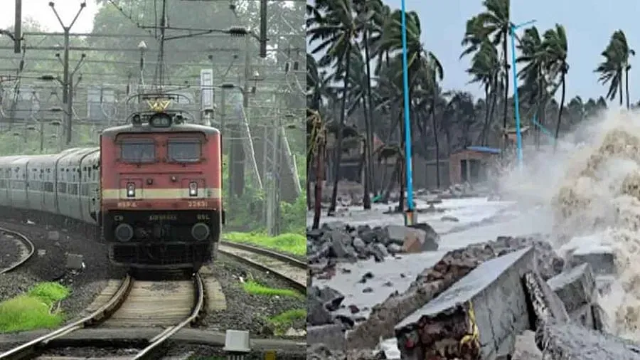 चक्रवात के कारण सौ से अधिक ट्रेनें प्रभावितः पश्चिम रेलवे 