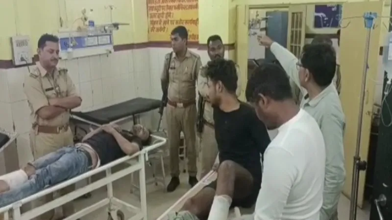 रायबरेली में गौमांस तस्करों और पुलिस के बीच मुठभेड़, तीन को लगी गोली - चार गिरफ्तार 