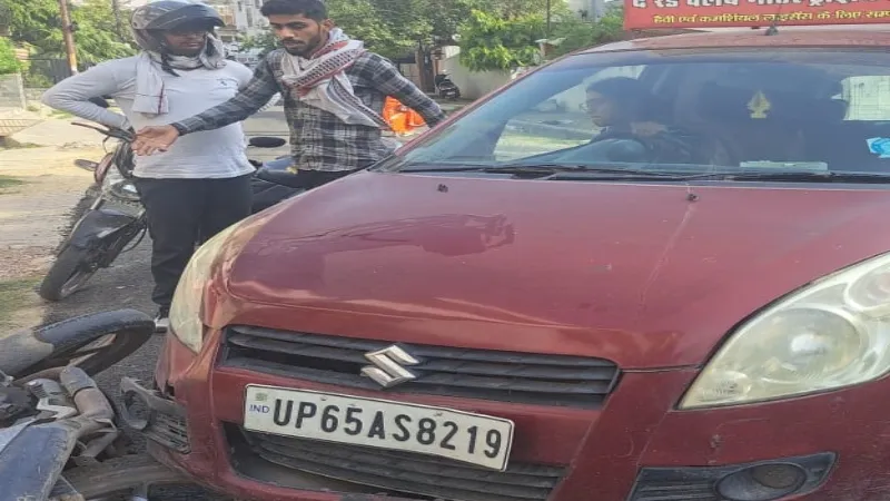 वाराणसी : ड्राइविंग स्कूल के अनियंत्रित वाहन ने पत्रकार को रौंदा, हादसे में हुए घायल  