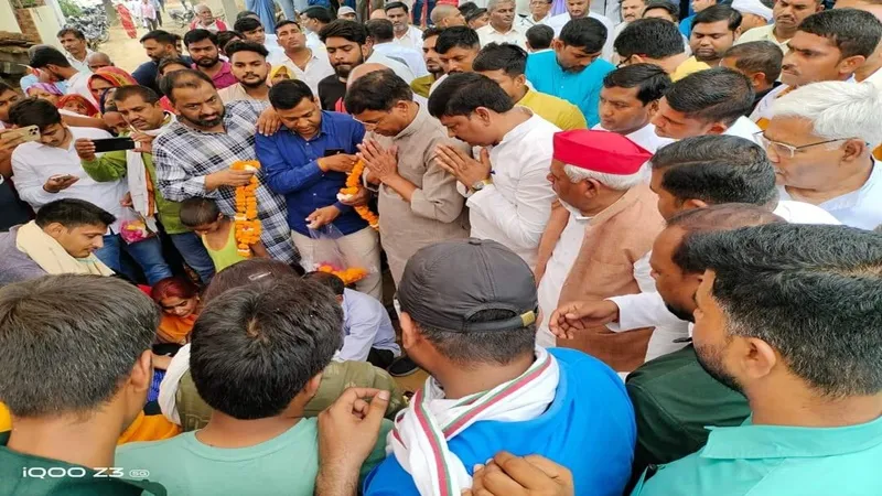 अयोध्या : गमगीन माहौल में सपा के पूर्व जिलाध्यक्ष पंचतत्व में विलीन