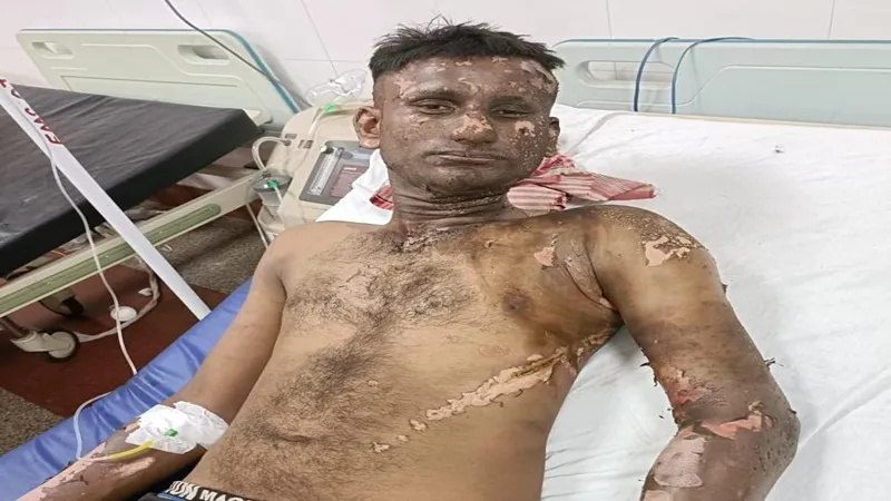 जालौन : पावर हाउस पर हुई बड़ी लापरवाही, जिंदगी और मौत से जूझ रहा लाइनमैन