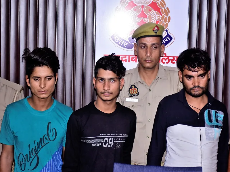 मुरादाबाद : पुलिस मुठभेड़ में पकड़े तीन शातिर पशु तस्कर, तीन भाग गए