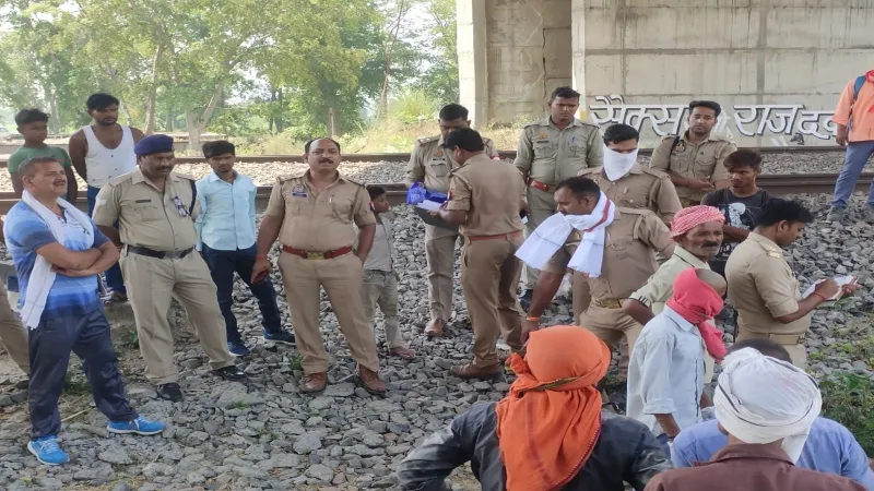 बहराइच में किसान की ट्रेन से कटकर मौत