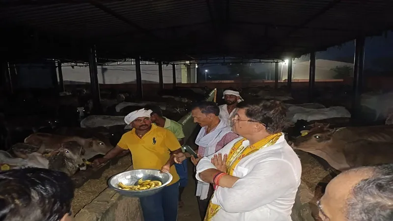 अयोध्या: कान्हा गौशाला में छायादार वृक्ष न देख आश्चर्य में पड़ गए महापौर, जानें क्या बोले सहायक नगर आयुक्त...