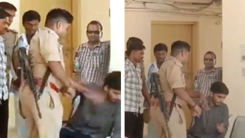 VIDEO: पीड़ित स्वयं हो गया पीड़ा का शिकार, सिटी मजिस्ट्रेट ने फरियादी को निकाला बाहर, गनर ने की थप्पड़ों की बौछार