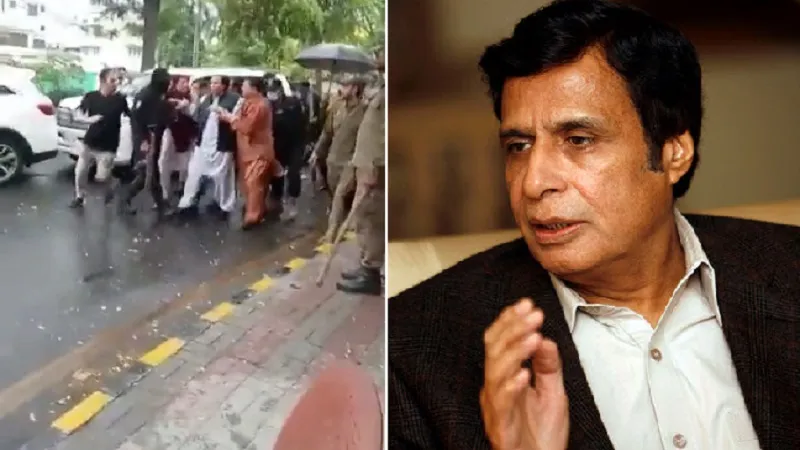 इमरान खान के खासमखास परवेज इलाही को घसीट कर ले गई पुलिस, भ्रष्‍टाचार के मामले में हुई गिरफ्तारी