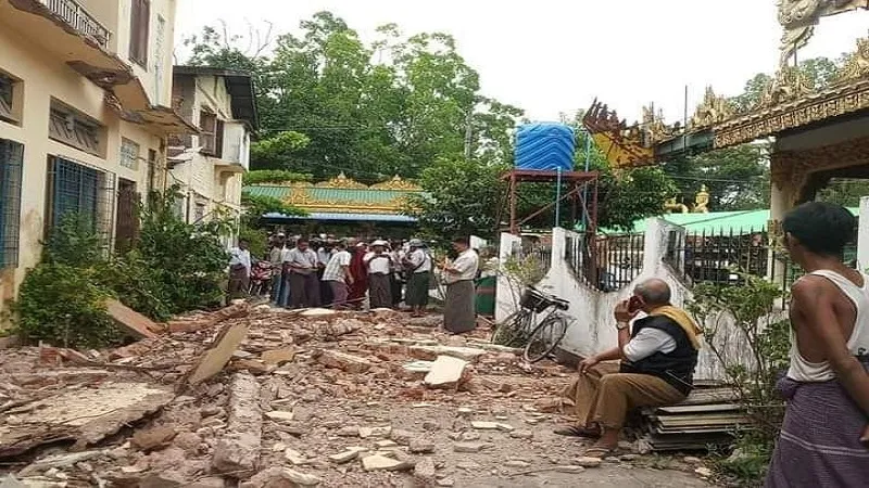 Earthquake: म्यांमार में भूकंप से दो लोगों की मौत, कई इमारतें क्षतिग्रस्त